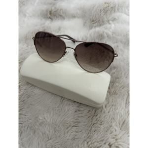 NEW Aviators Womens Anne Klein AK7007 Rose 59-14-135 Sunglasses